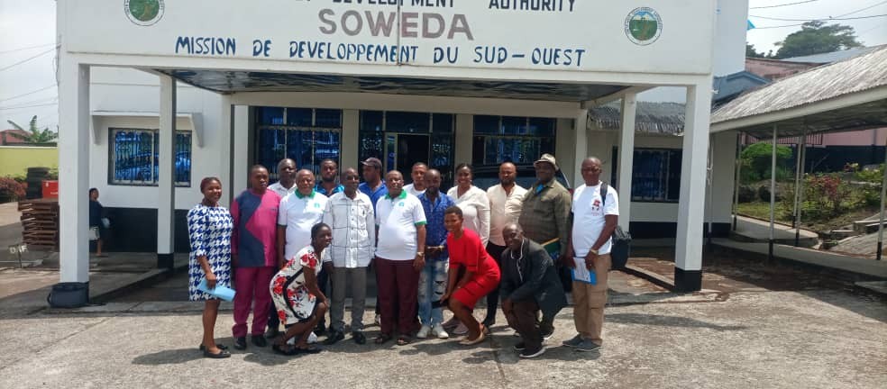 Group photograph of SOWEDA staff at the training of trainers